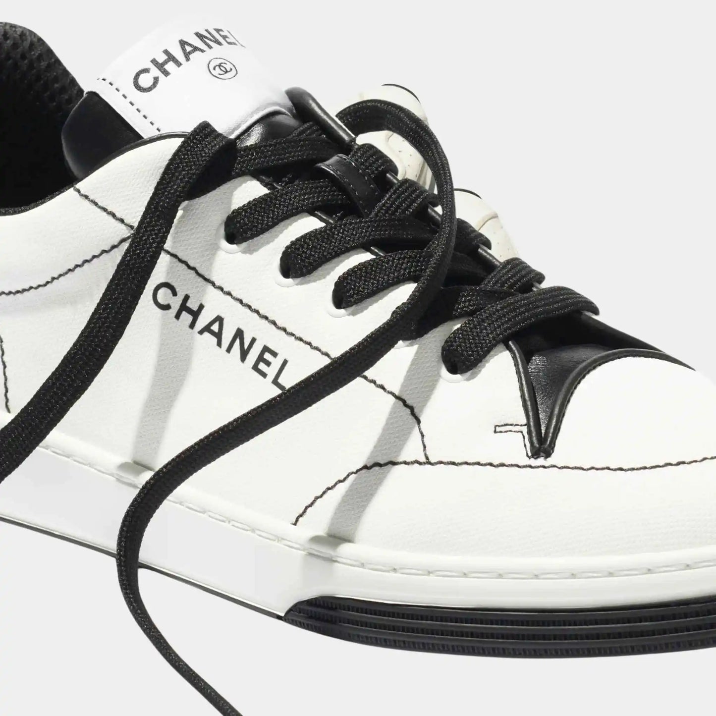 Trainers Sneaker Cotton White And Black