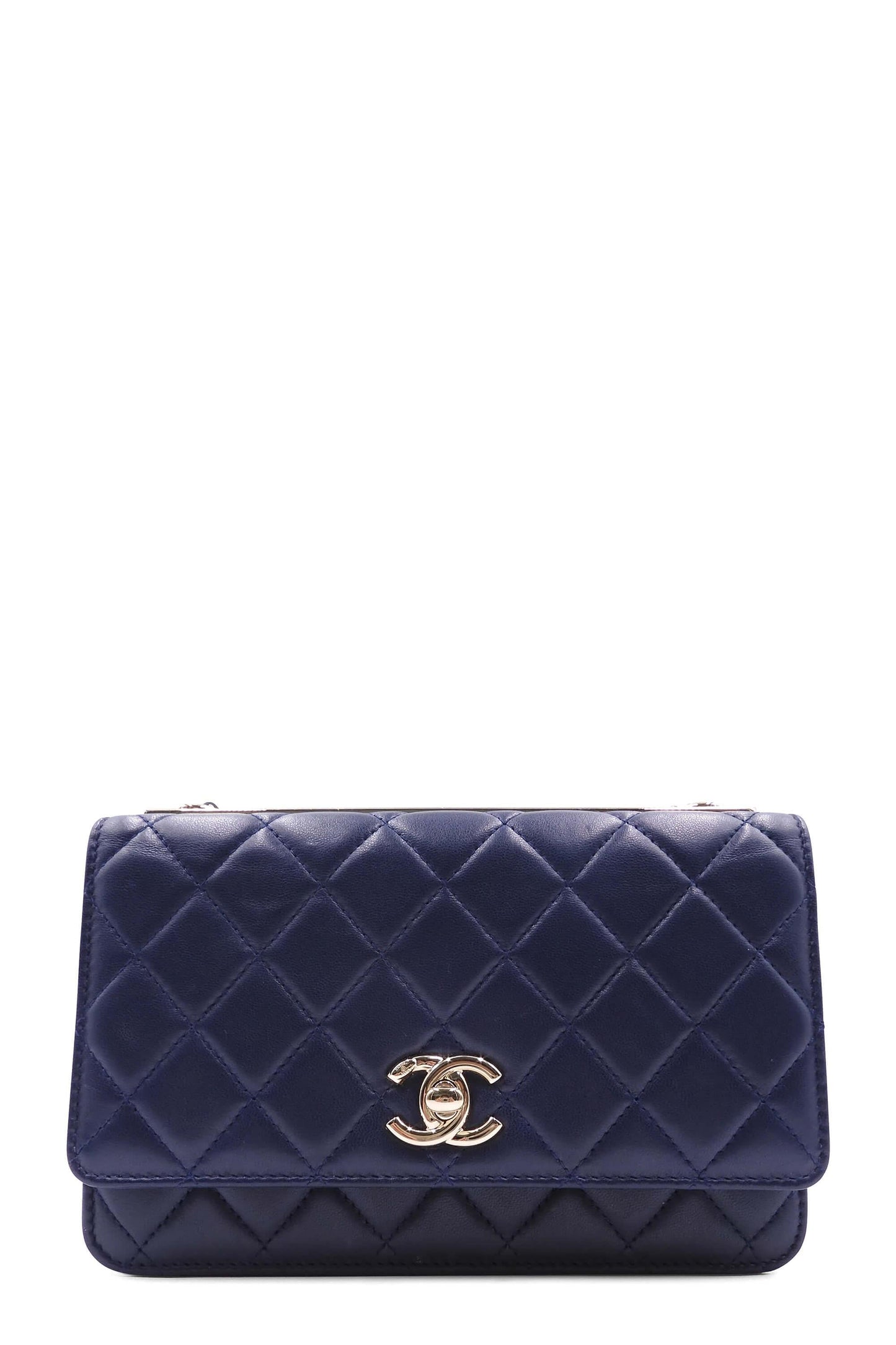 Trendy CC Wallet on Chain Navy