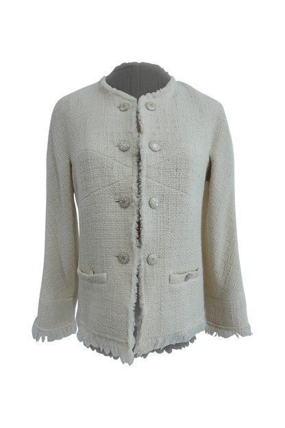 Tweed Jacket in Beige