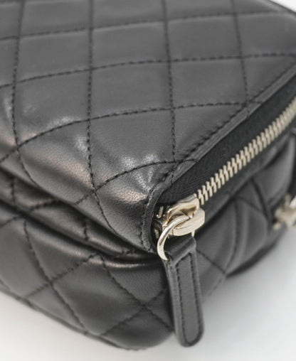 Ultimate Stitch Mini Flap Bag Black