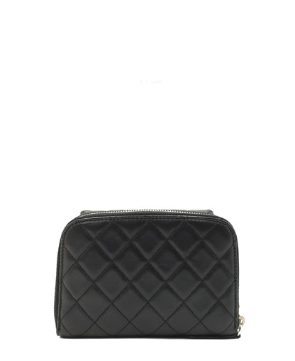 Ultimate Stitch Mini Flap Bag Black