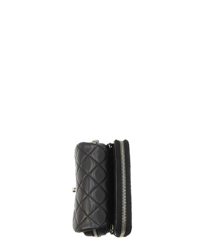 Ultimate Stitch Mini Flap Bag Black