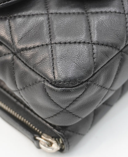 Ultimate Stitch Mini Flap Bag Black