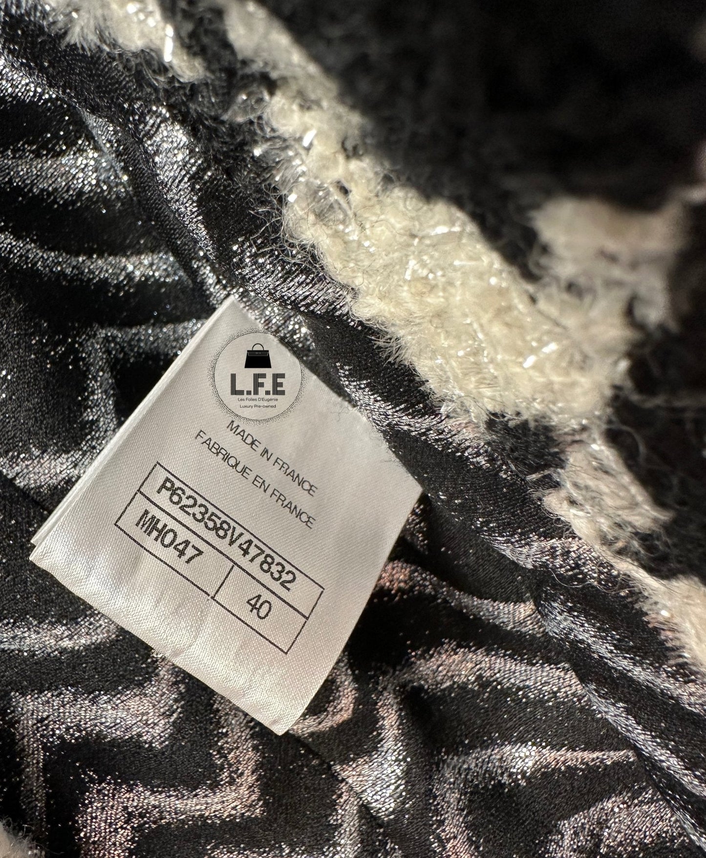 Chanel - Veste Tweed pied de poule
