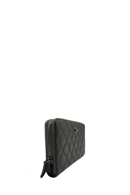 Classic Size Zip Wallet Black