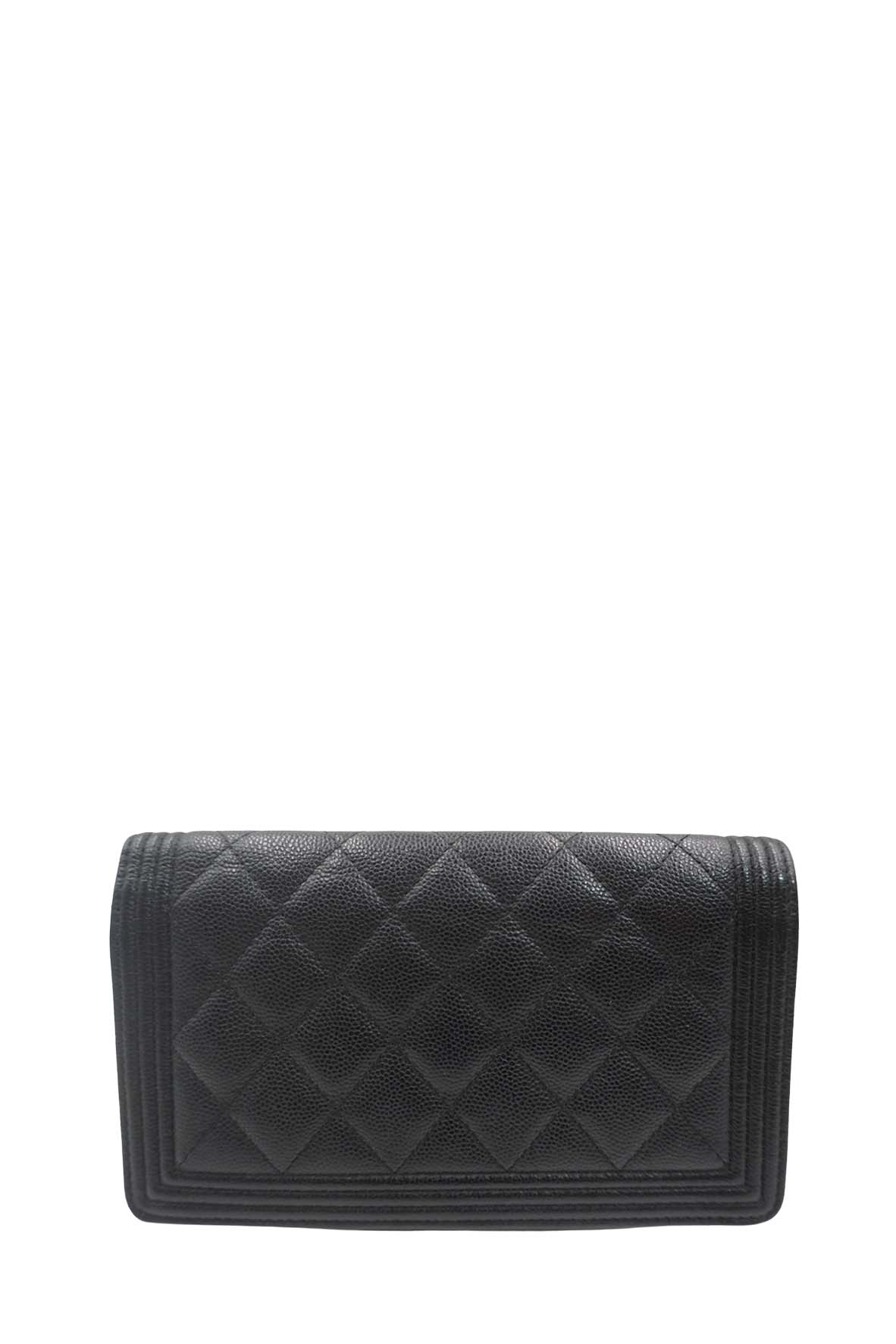 Vintage Boy Yen Bifold Wallet Black