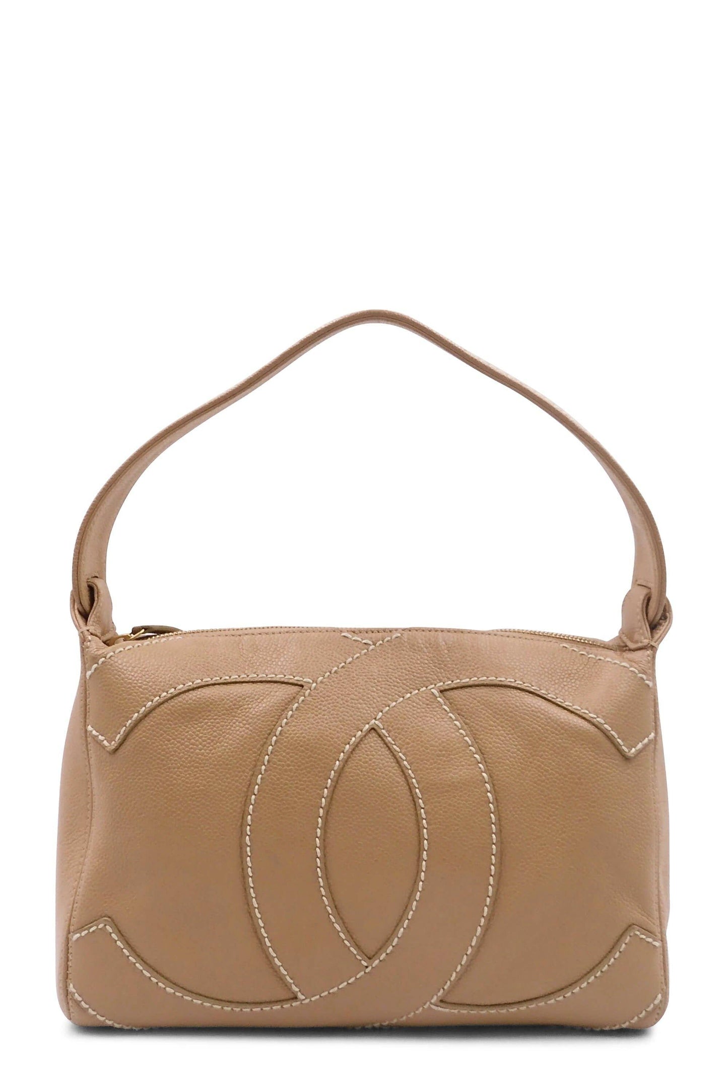 Vintage CC Shoulder Bag Beige