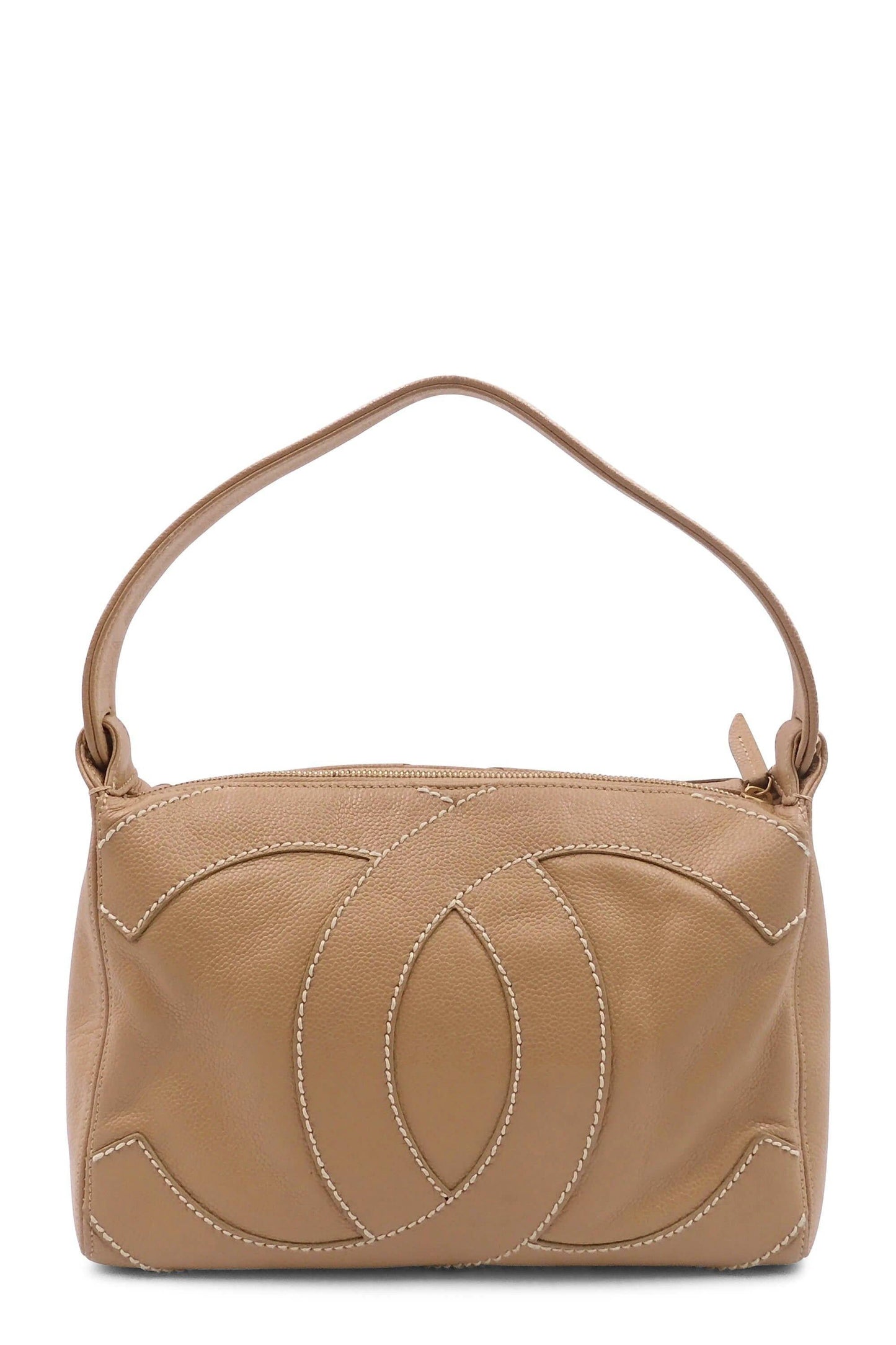 Vintage CC Shoulder Bag Beige