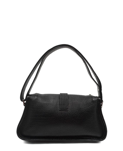 Vintage Mademoiselle Lock Flap Bag Black