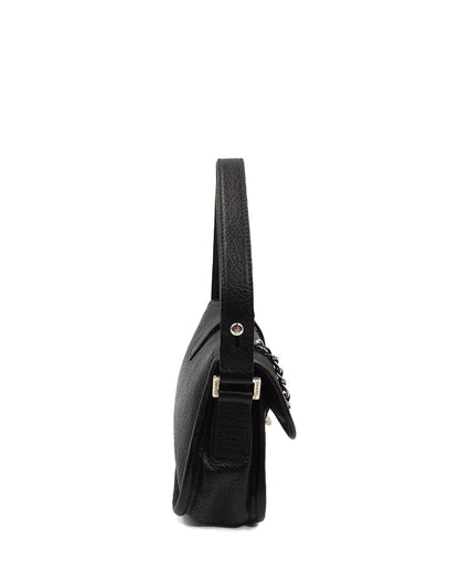 Vintage Mademoiselle Lock Flap Bag Black