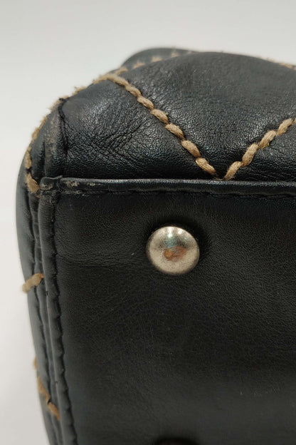 Vintage Wild Stitch Tote Black