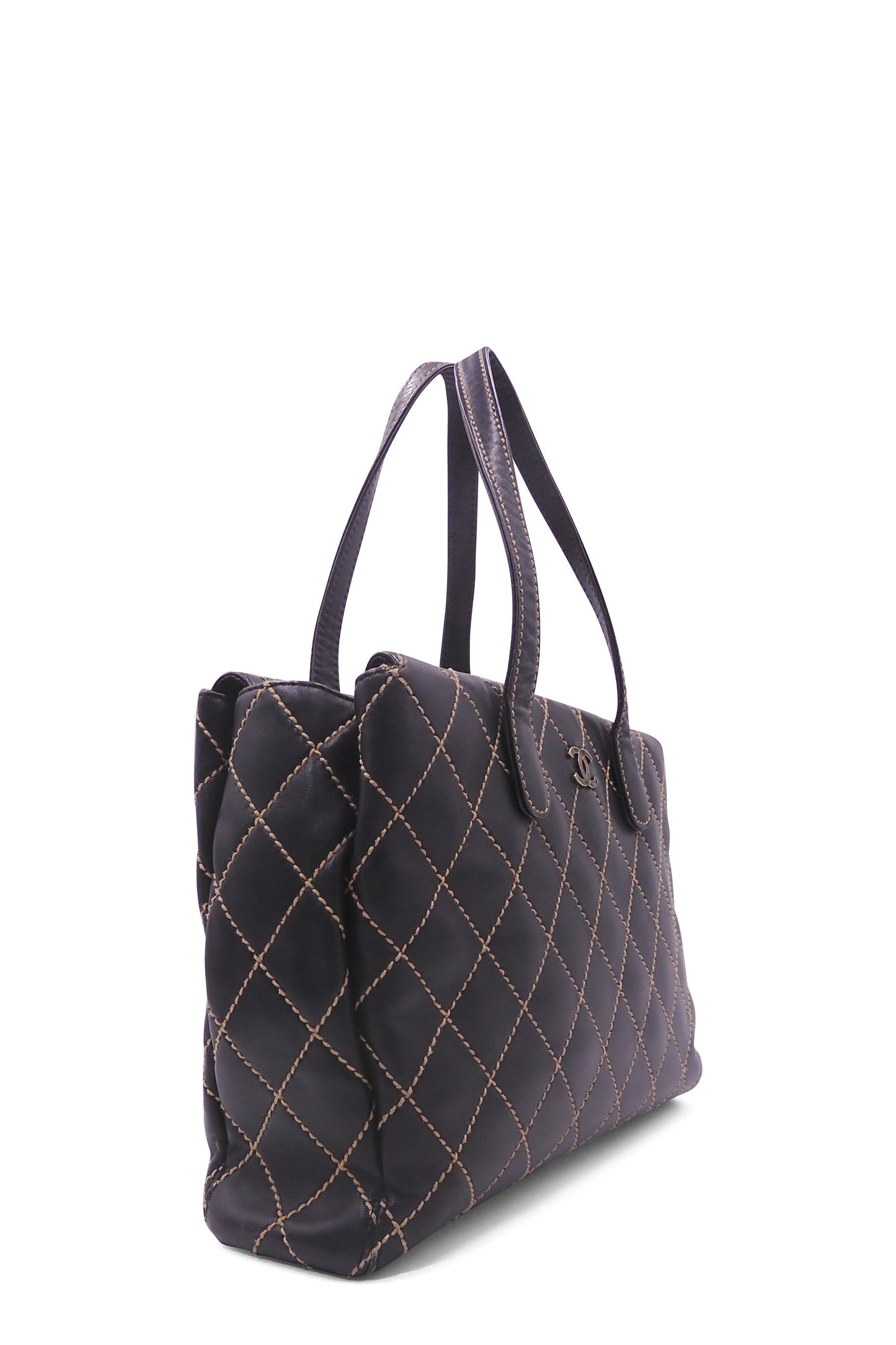 Vintage Wild Stitch Tote Black