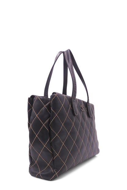 Vintage Wild Stitch Tote Black