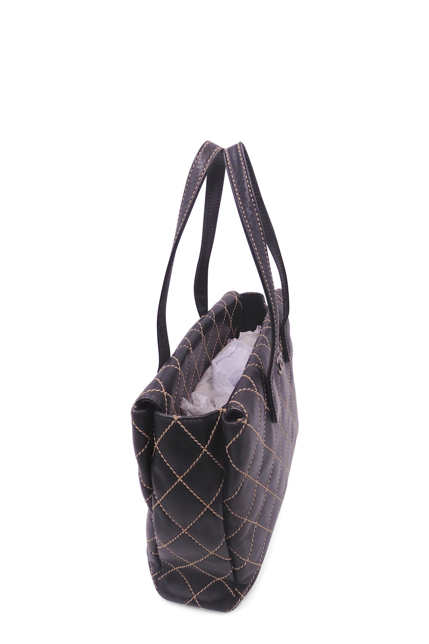 Vintage Wild Stitch Tote Black