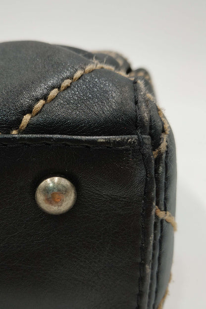 Vintage Wild Stitch Tote Black