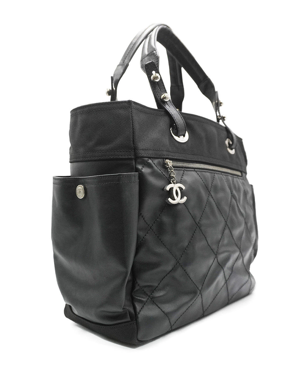 Paris Biarritz Shopping Tote Black