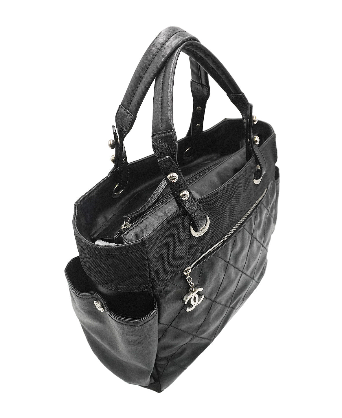 Paris Biarritz Shopping Tote Black