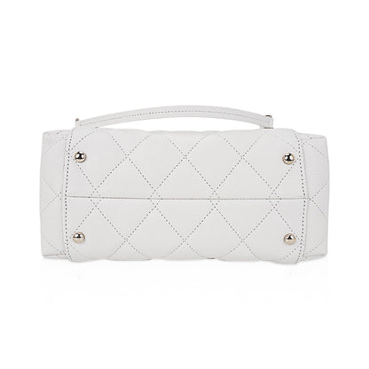Chanel 2023 Limited Edition White Quilted Caviar Leather Large Tote Bag