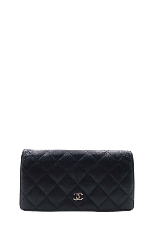 Yen Interlocking CC Continental Wallet Black