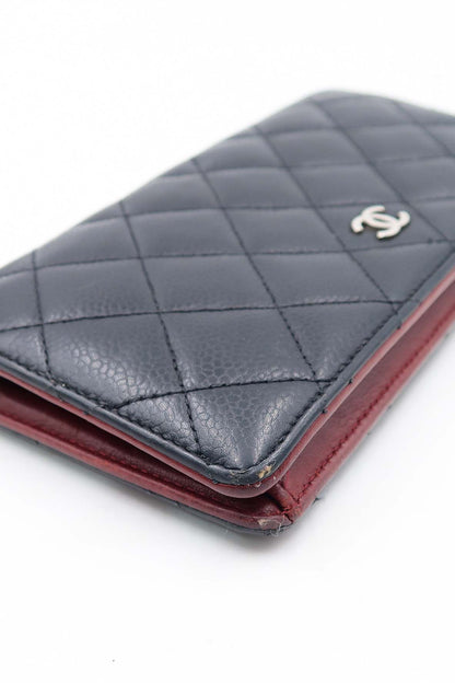 Yen Interlocking CC Continental Wallet Black