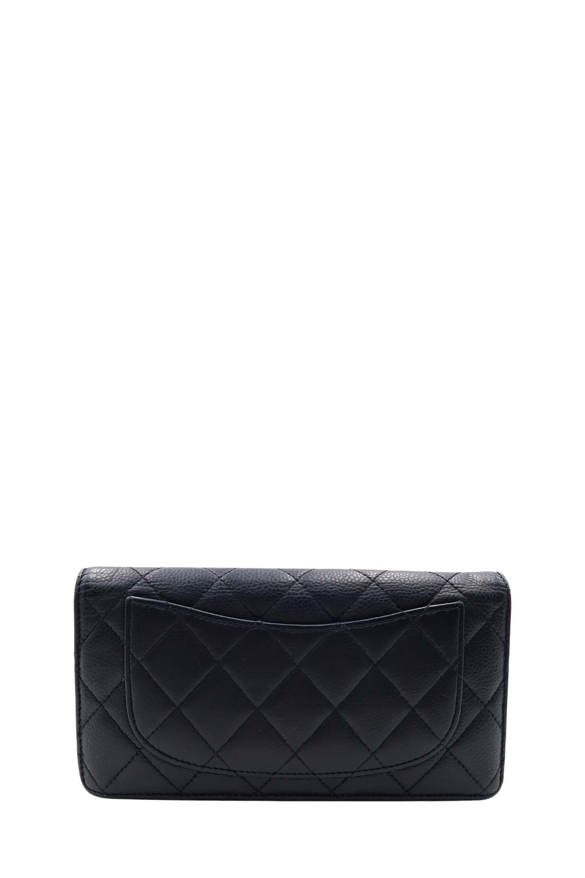 Yen Interlocking CC Continental Wallet Black