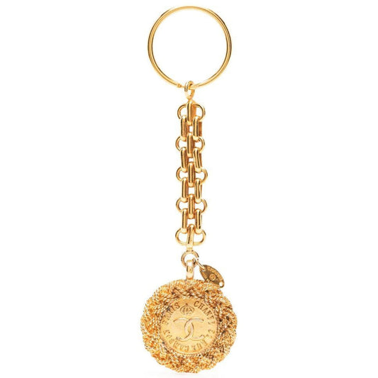 31 Rue Cambon Gold Medallion Keyring