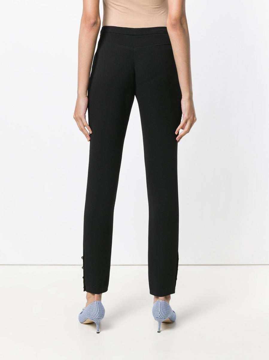 Black Silk Trousers