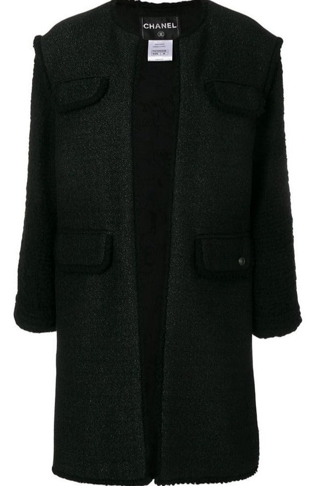 Black Tweed Coat