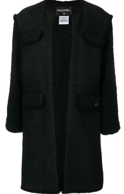 Black Tweed Coat