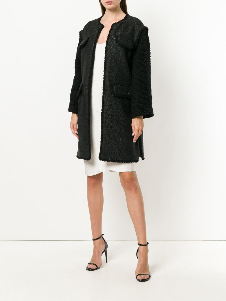 Black Tweed Coat