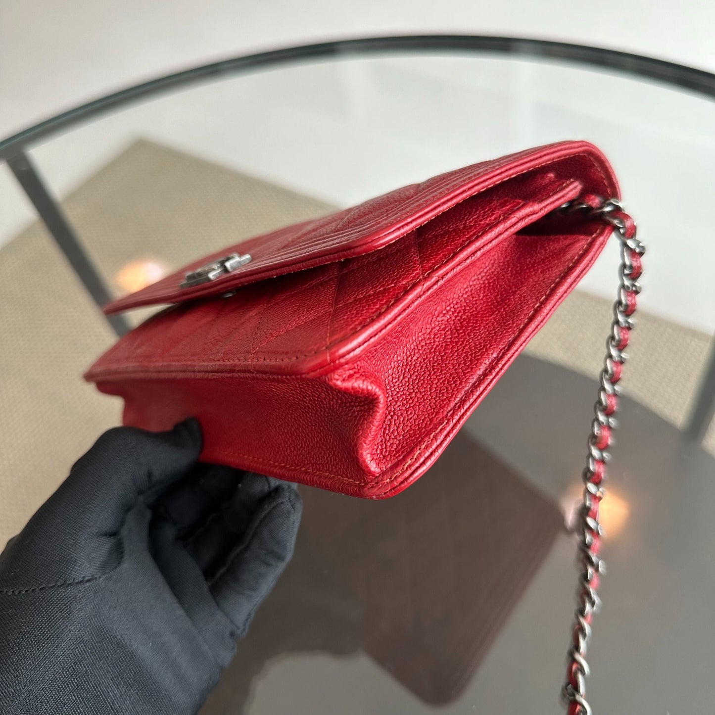 Caviar Boy WOC Wallet On Chain Red SHW No 22