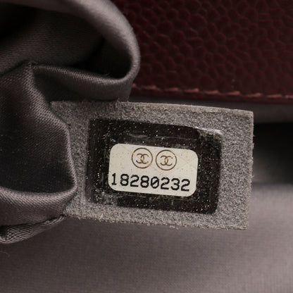 Chanel Brownish Maroon GST Medium Tote Bag
