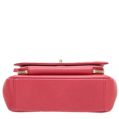 Chanel Red CC Business Affinity Small Bag