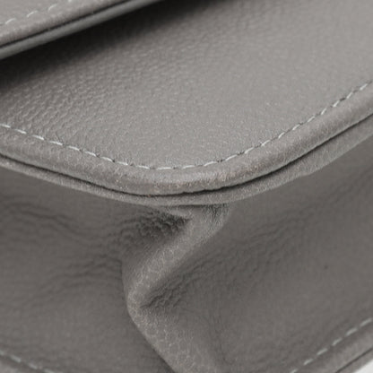 Chanel Gray CC Sevruga Wallet On Chain