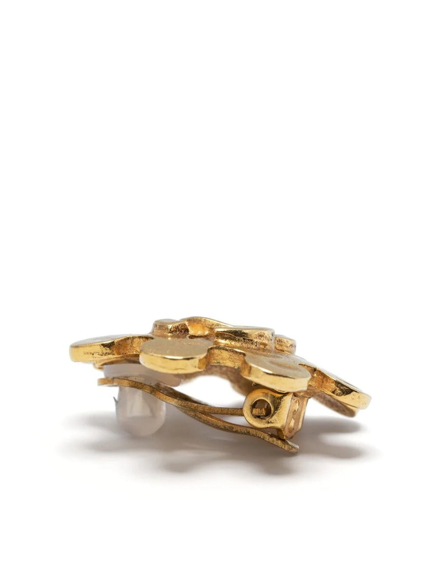 Cut Out Wheel Clip-on Earrings