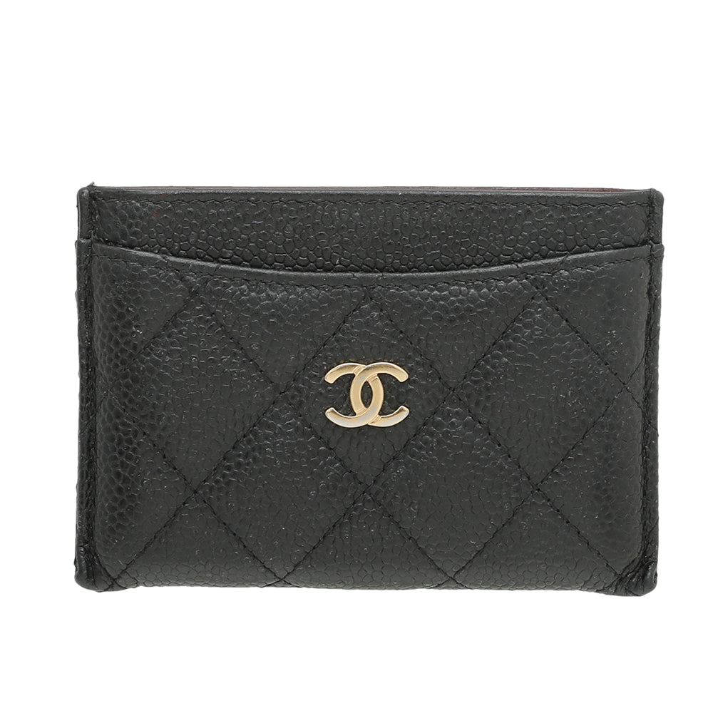 Chanel Black Classic Card Holder