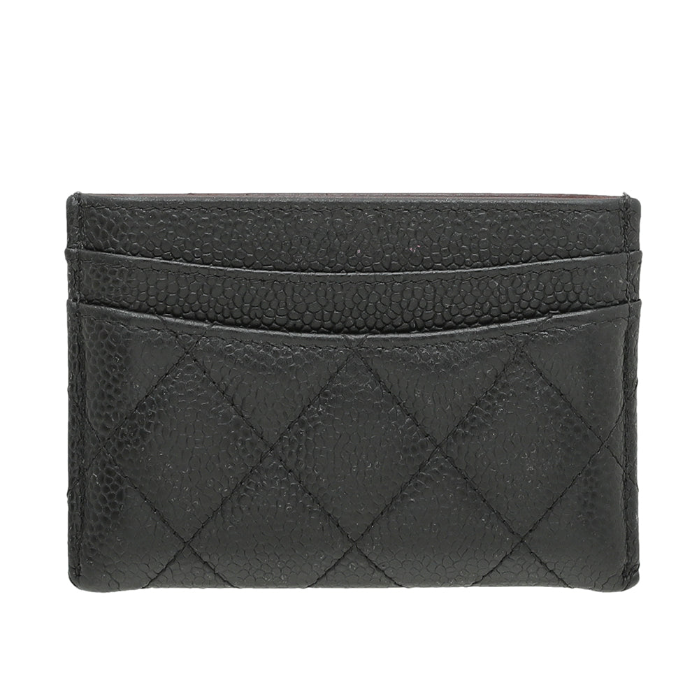 Chanel Black Classic Card Holder