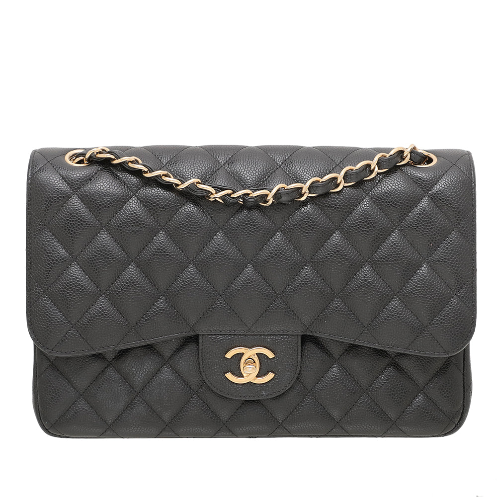 Chanel Black Classic Double Flap Bag