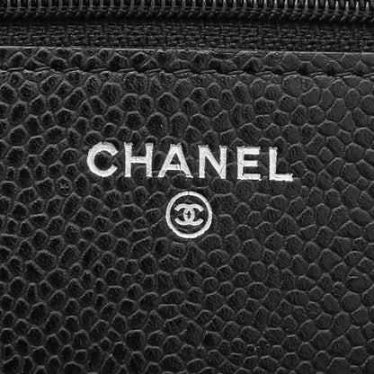 Chanel Black Classic Wallet On Chain