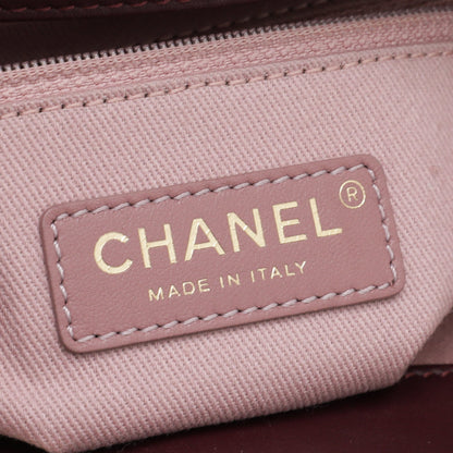 Chanel Burgundy Coco Chevron Backpack Bag