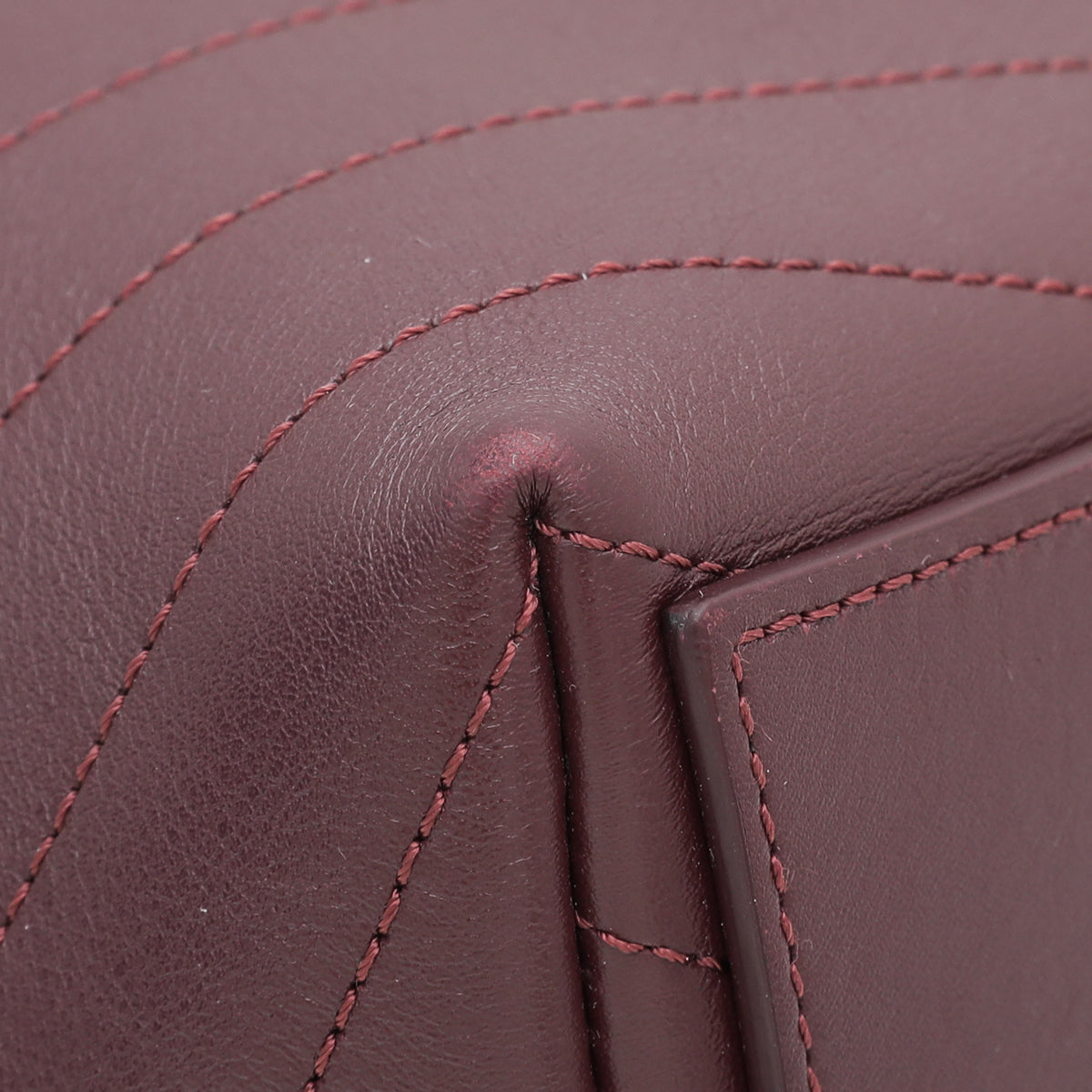 Chanel Burgundy Coco Chevron Backpack Bag