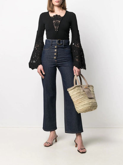 Crochet Sleeve Jumper