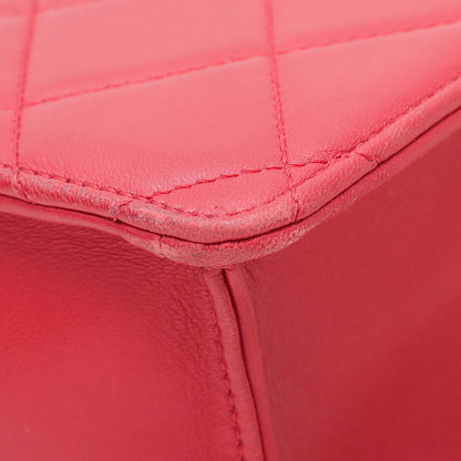 Chanel Red Golden Class Flap Bag