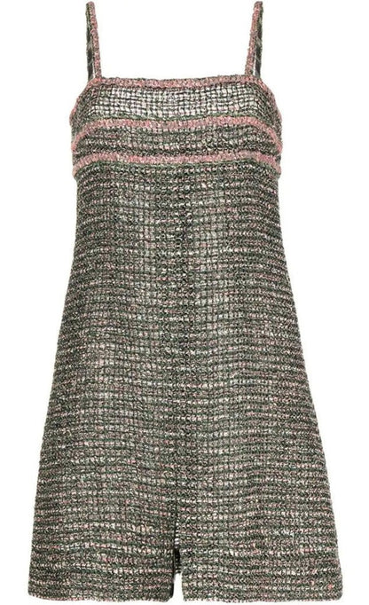 Green Tweed Dress
