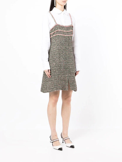 Green Tweed Dress