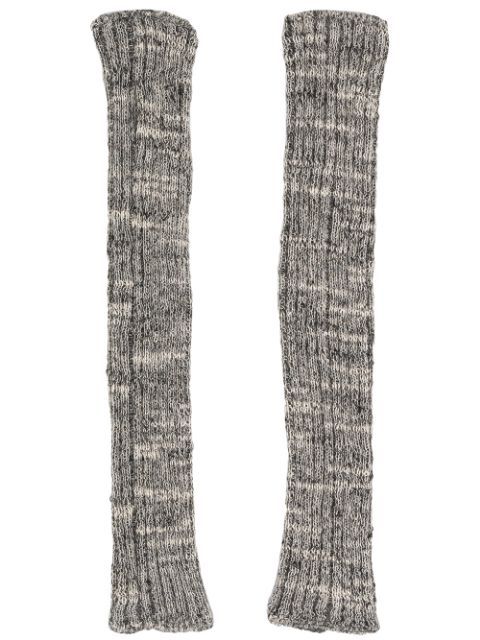 Grey Wool Mittens