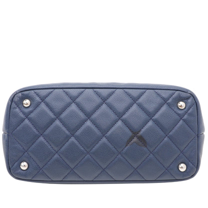 Chanel Navy Blue GST Timeless Shopping Bag