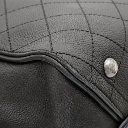 Chanel Black Hampton Convertible Tote Bag