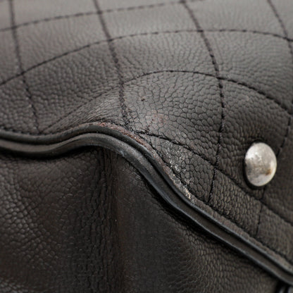 Chanel Black Hampton Convertible Tote Bag