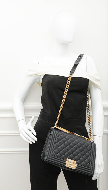 Chanel Black Le Boy Bag